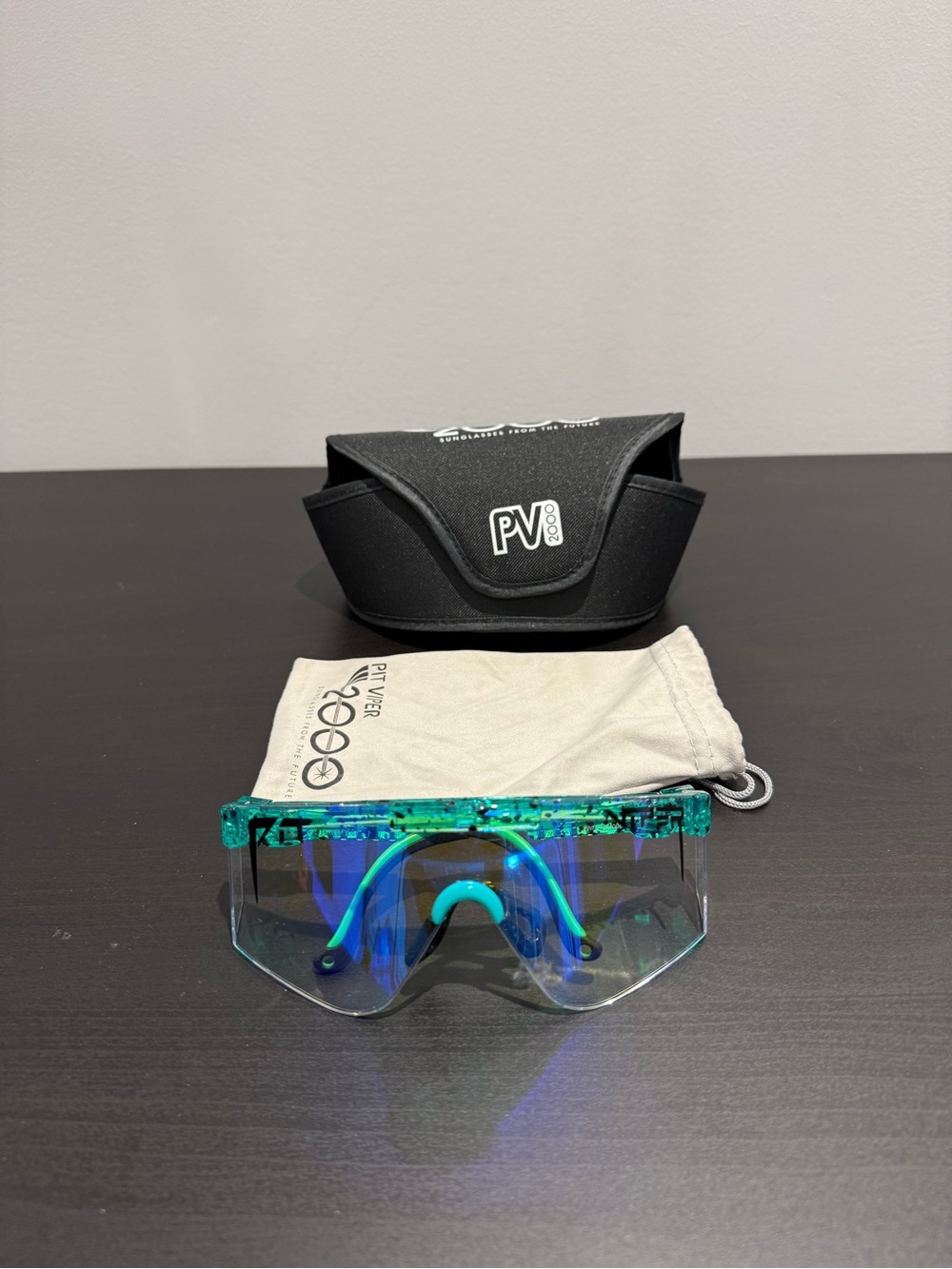 Pit Viper Glasses Teal/Blue